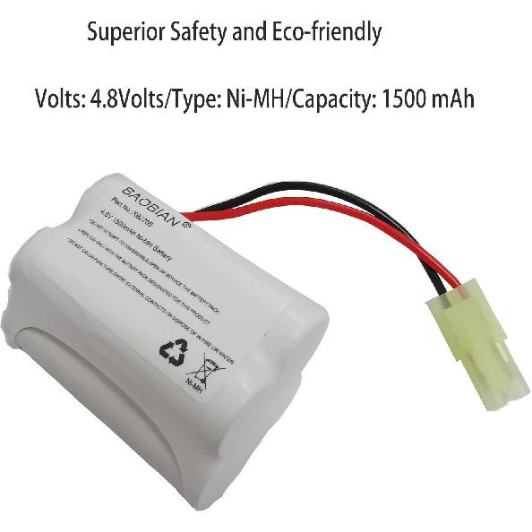 XB2700 V2930 V2700Z VAC-XB2700 V2700 Bateria Zapasowa 4.8V 1500mAh Ni-Mh Kompatybilna z Euro Pro Shark Odkurzaczem do Dywanów i Zamiatarką Dywanową