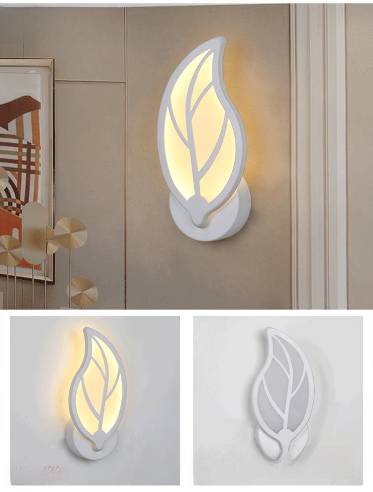 Nowoczesna lampa ścienna LED do sypialni, przy łóżku lub do korytarza