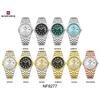 NAVIFORCE Original Men Quartz Watch Calendar Stainless Steel Strap Luminous Hands Honeycomb Dial Design Waterproof 3ATM Men Watch NF9277
