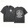 Volcom Men's T-shirt Short-sleeved Tee Sweatshirt Hip-hop Fashion Casual Street Outdoor Spring and Summer Sportswear Clothing