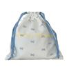 49MD Drawstring Bag Small Gift Portable Cosmetic Bag Drawstring Storage Bag Bows Makeup Bag