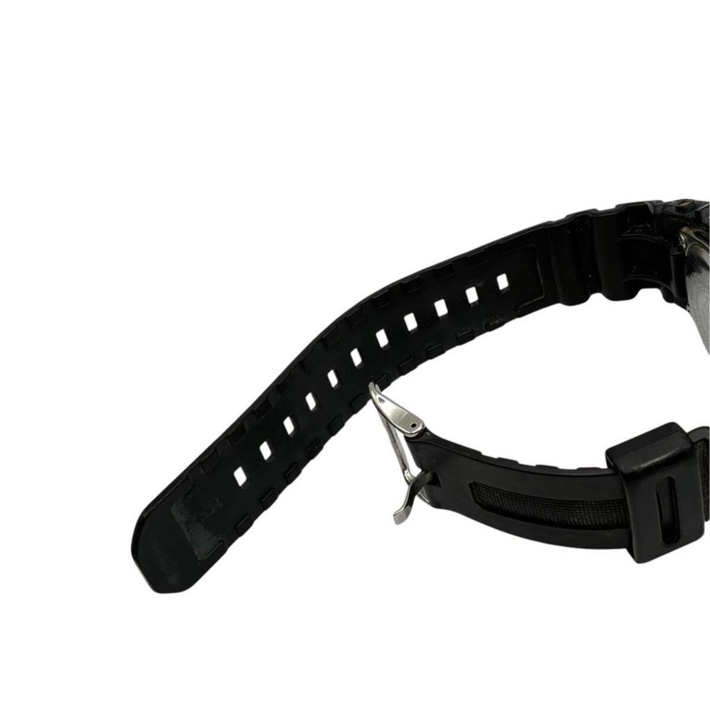 Working / New Battery / Translated CASIO Casio G-SHOCK Watch Digiana Quartz AW-590 Black Silver 2-needle Digital QZ [bs17]