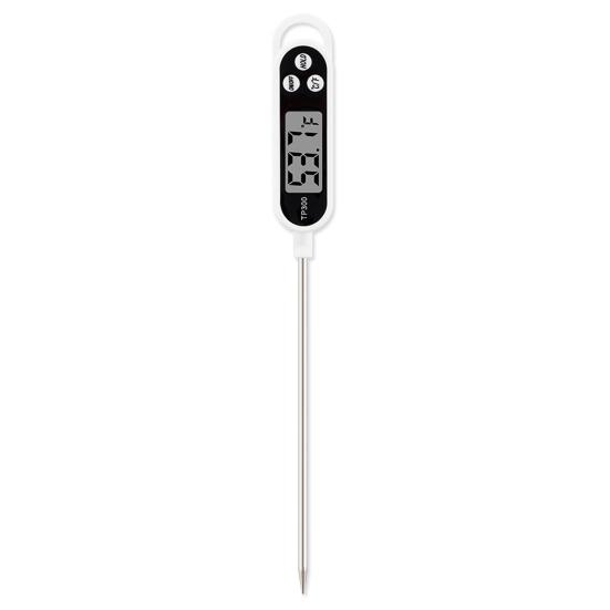 

Temperature Detector 304 Stainless Steel Probe Fast Accurate Food Thermometer Digital Display Dual Celsius Fahrenheit Portable Cooking Tool 1pc білий