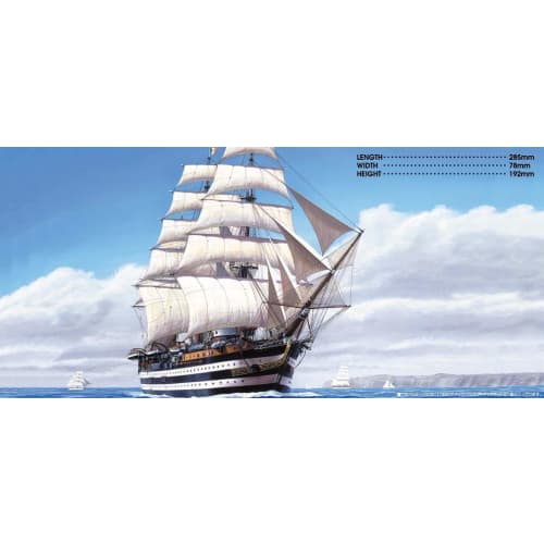 Aoshima Bunka Kyozai 1/350 Sailboat No.07 Amerigo Vespucci