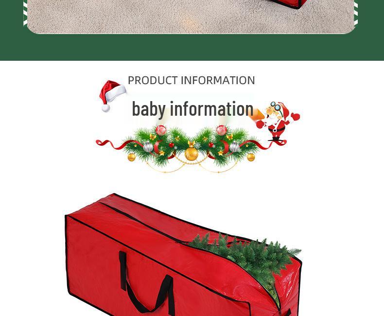 Waterproof & Moisture-Proof Christmas Tree Storage Bag for 7-9ft Artificial Trees