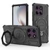 Case for Edge 60 Pro 5G - TPU+PC+Metal, Black, Shockproof