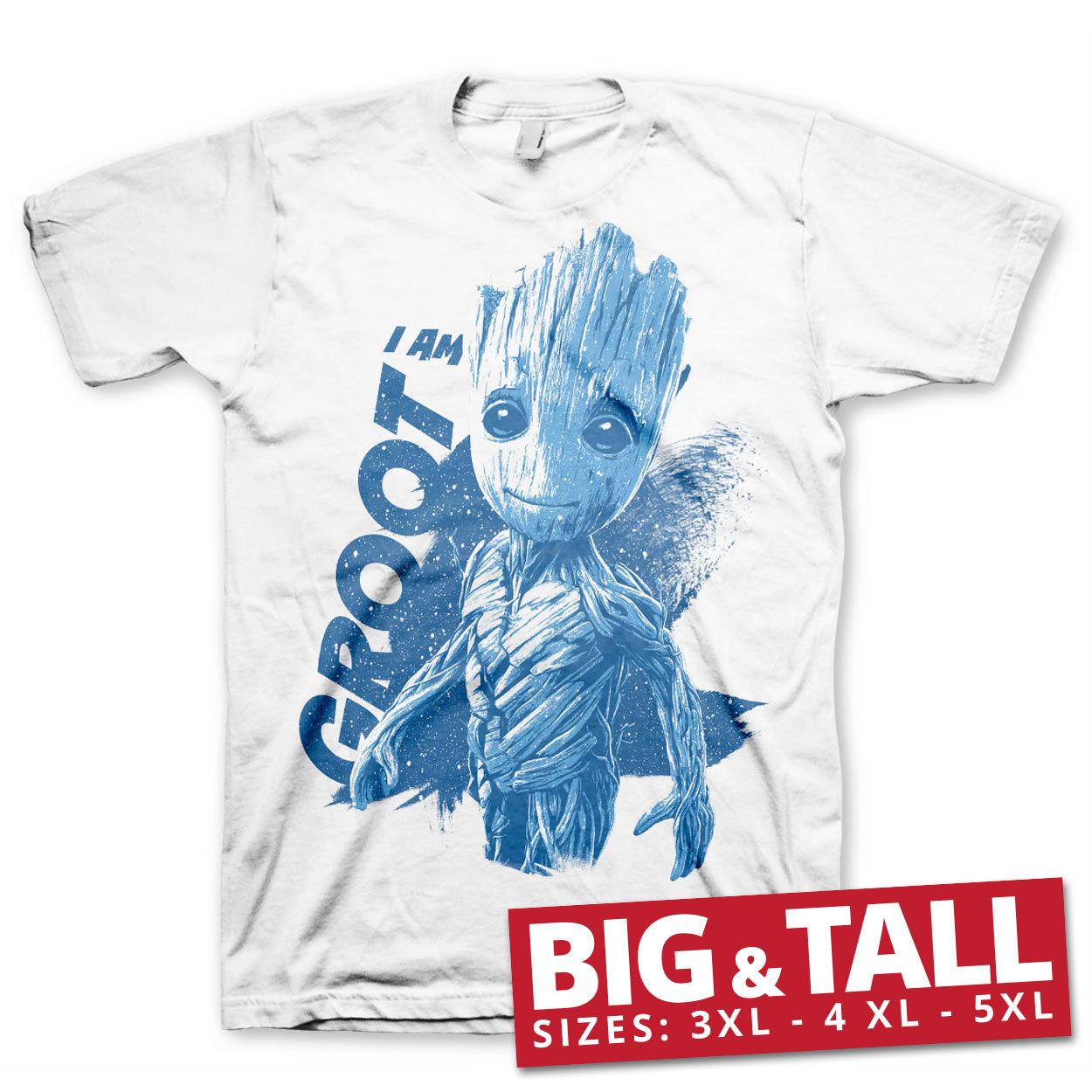 Officially Licensed I Am Groot On BIG TALL 3XL 4XL 5XL Men s T-Shirt XL