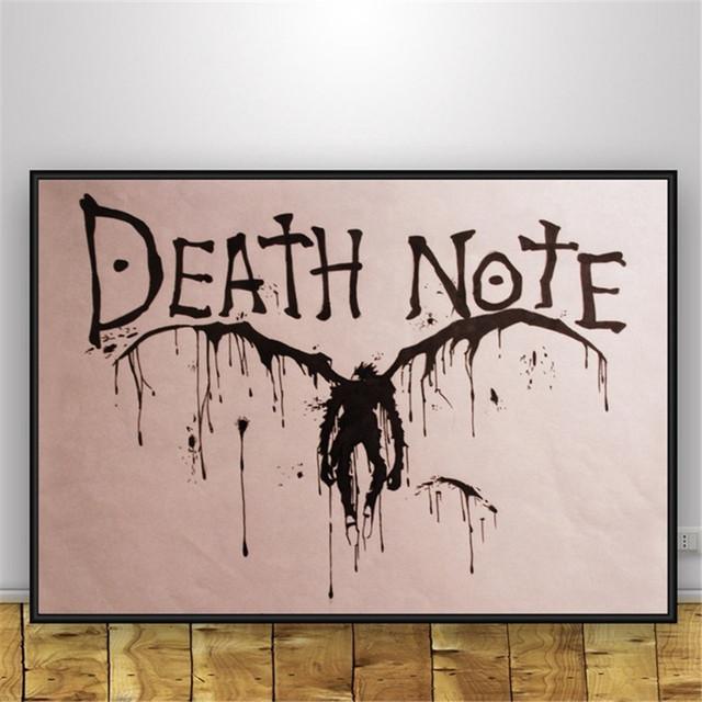 Anime Death Note Mosaic Wall Art Plakáty a obrazy Nástěnné umění Obraz Obraz na plátně do obývacího pokoje Ložnice Dekorace