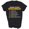 Lustiges SMS-Kürzel für Senioren Unisex-Shirt Geschenk