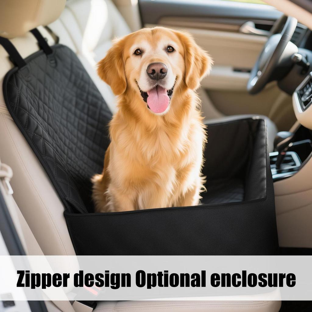 Car Dog Seat Oxford Cloth Dog Mat Front Passenger Car Pet Mat Cat And Dog Seat Mat Stain-Resistant And Washable Pet Mat