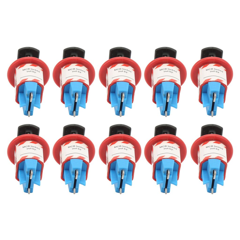 10PCS Electrical Circuit Breaker Lockout PIS Pin Inward Miniature Insulation Lock for Industrial Power Isolation Area