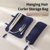 Easy Carry Portable Hanging Felt Storage Bag With Thermal Protective For Hair Curling Iron Travel Organizers