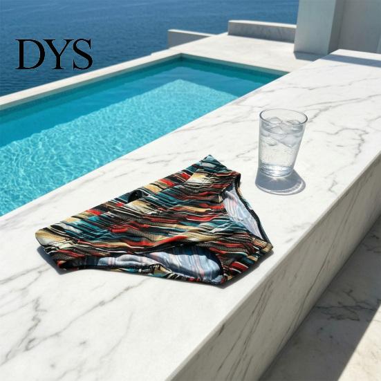 Men Swim Shorts Swimming Trunks Mid-rise Multi Printing Design Quick Swimwear Drying Breathable Briefs Sun-Resistant