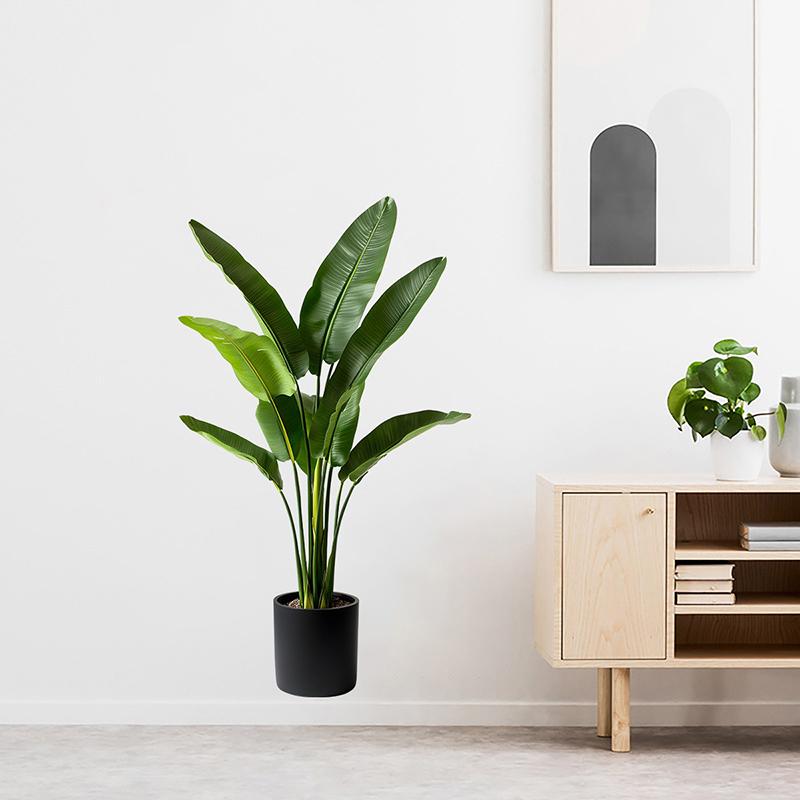 Adesivi Murali Piante Verdi Tropicali Foglie di Palma PVC Soggiorno Arte Poster in Vinile Carta da Parati Decorazione Casa Murale