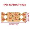 4PCS Christmas Money Box for Cash Gift Pull,DIY Candy Christmas Money Holders for Cash,Funny Surprise Box Money Gift Box with 40 Transparent Bags