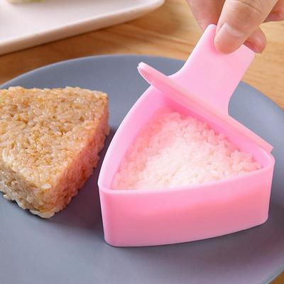 Stampo per Sushi Stampo per Polpette di Riso Stampo Triangolare per Polpette di Riso Pressa per Alimenti Stampo Triangolare per Sushi Antiaderente Liscio Accessori da Cucina