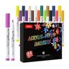 Acrylic Paint Markers Set 24/36 Colors for Wood Canvas Stone Rock Painting Glass Ceramic DIY Crafts Art Supplies