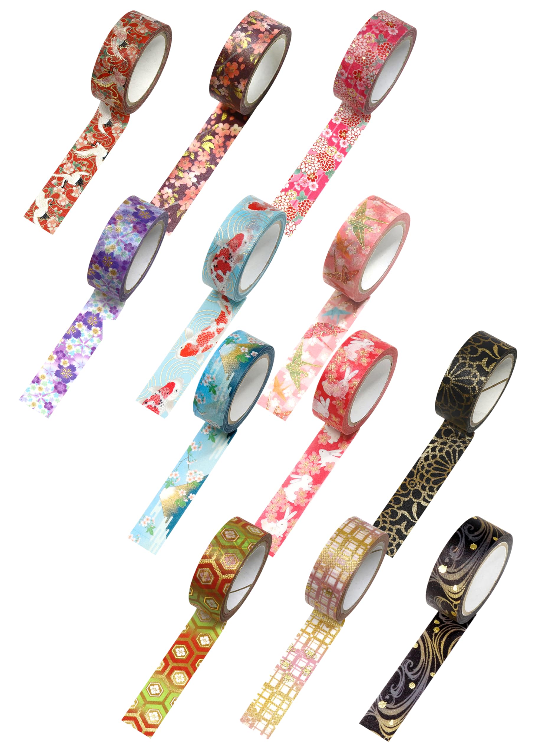 

Набор маскировочной ленты Kimono Beauty из 12 рулонов в коробке из дерева павловнии Широкая x 7 (Рулоны 15 мм)