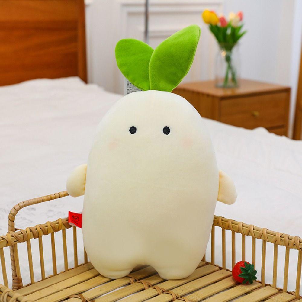 PP Cotton Vegetable Plush Toys Fluffy Radish Stuffed Doll Toy  Children Girl