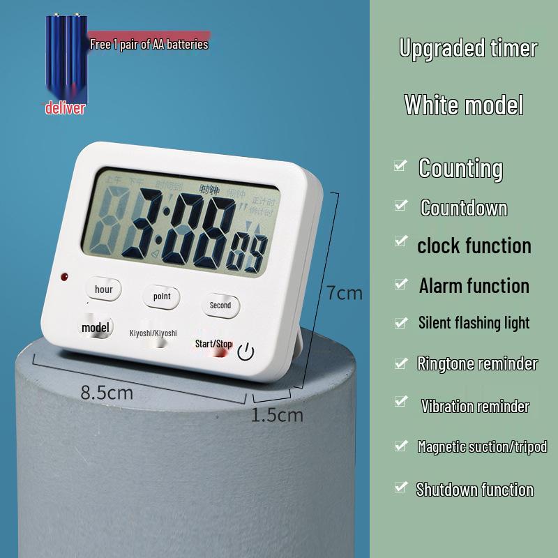 Japanese Magnetic Kitchen Timer: Children's Countdown Stopwatch and Baking Alarm Clock