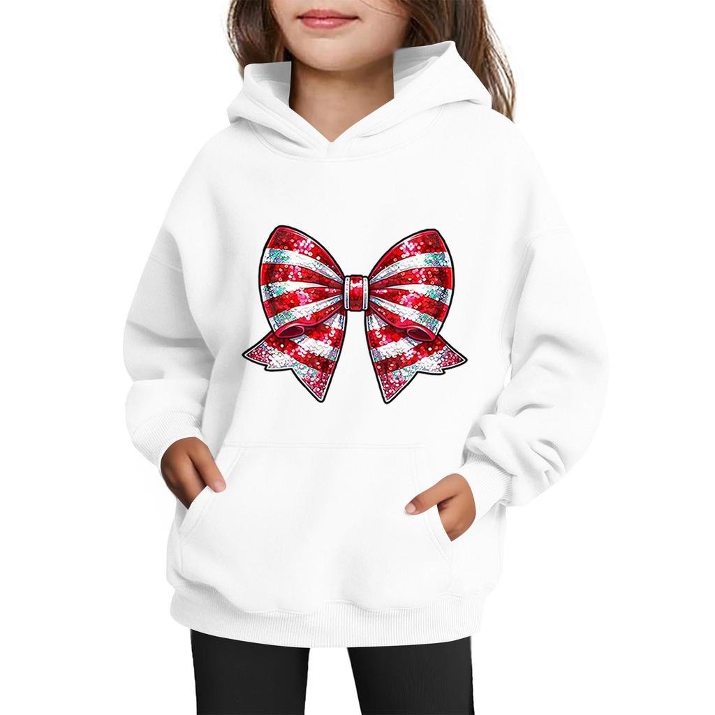 Sweatshirts For Teen Girls Hoodies Long Sleeve Drawstring Pullover Cute Printed Oversized Hoodie Christmas