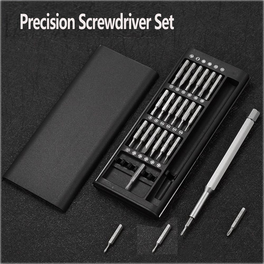 Screwdriver Set 25 in 1 with 24 Piece Mini Pocket Screwdriver Set, Small Repair Set for Mobile Phone Maintenance Precision Tool