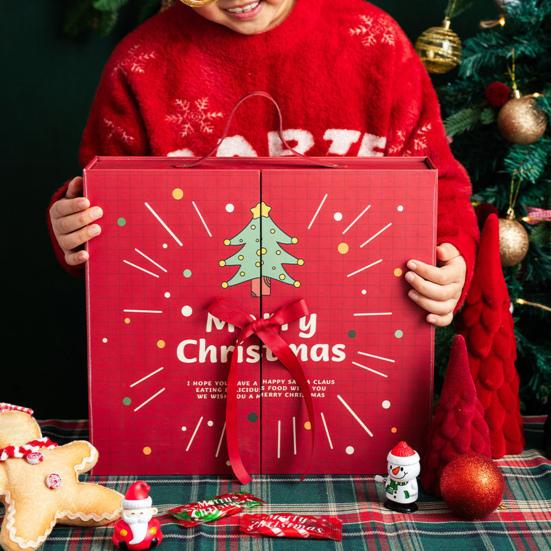 Christmas Advent Calendar Boxes 24-Day Countdown Gift Box Set DIY Advent Calendar Numbered Boxes for Kids And Family Xmas Holiday Gifts