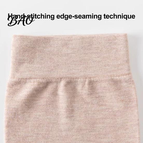 Unisex Cotton Knee Sleeves Soft Warmers for Cold Protection, Breathable Leg Sleeves, Anti Long Tube Covers Slip Warmers, Elastic Thermal Pads