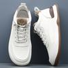 Fashion Fashion Lace-Up Male Casual Shoes Non-Slip Male Sneakers New Classic Skate Shoes Men Genuine Leather Men Winter Plush Snow Flats