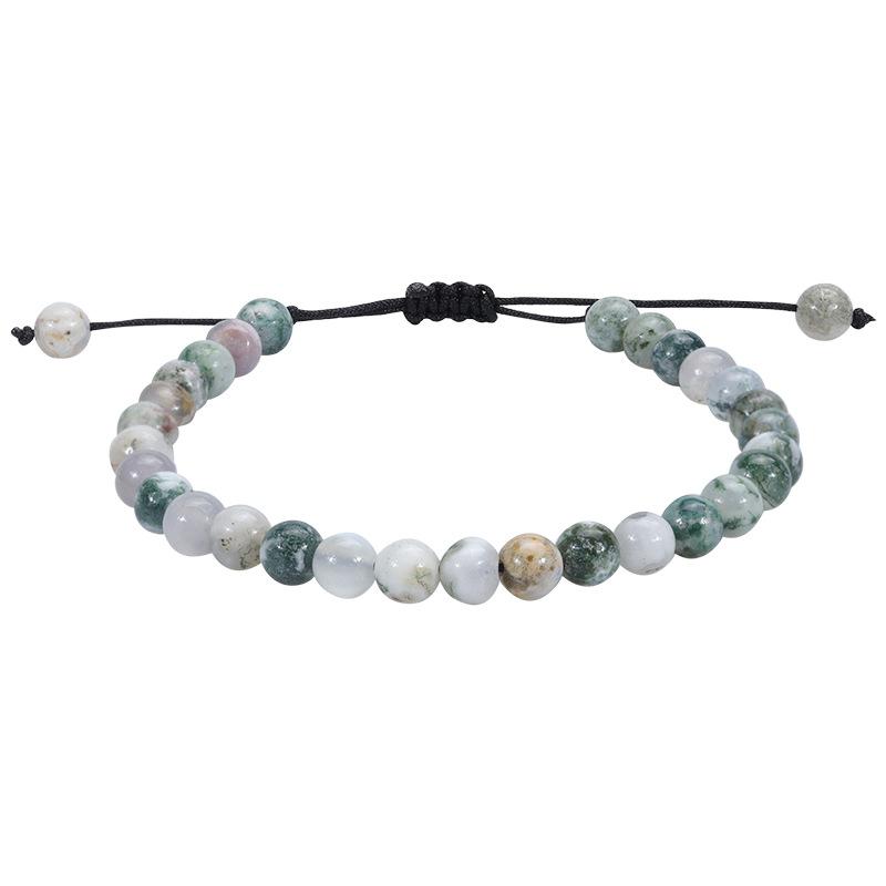 Fashion Natural Stone Tiger Eye Bracelet Lava Rock Bracelet Stress Relief Bracelets Unisex Jewelry Gifts