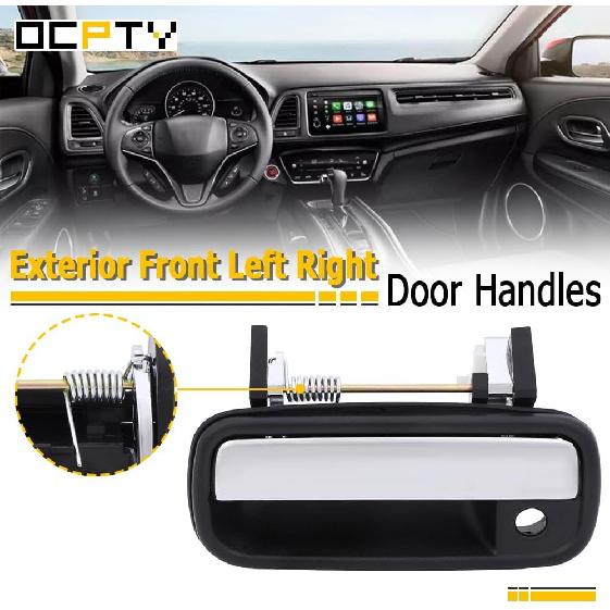 OCPTY Door Handles Chrome Exterior Front Driver Passenger Side Replacement fit 1989-1995 4Runner Outside Door Handles(2pcs)