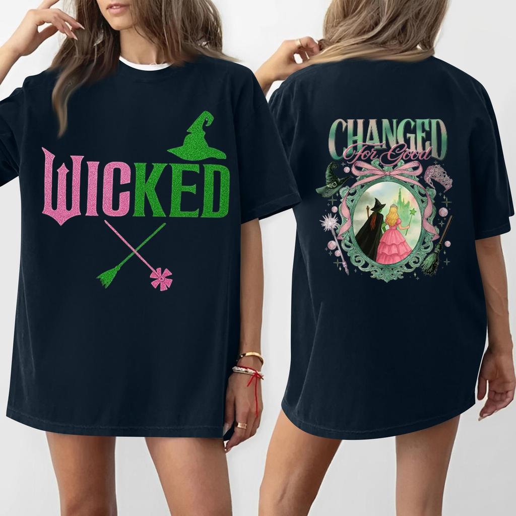 Women's Casual Fashion Round Neck Printed Short Sleeve T-Shirt Top