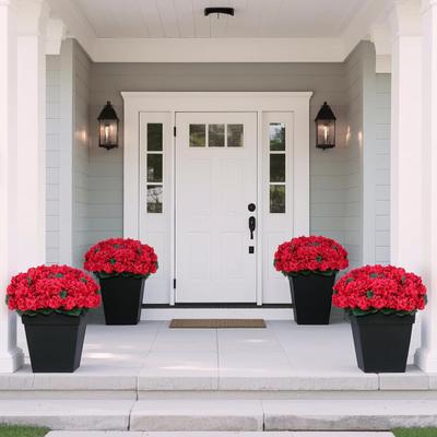 Flor Artificial Yousheng en Maceta con Hojas Verdes Flor de Seda Falsa Resistente a los Rayos UV Realista con Maceta Interior Exterior Jardín Porche Balcón Bonsái