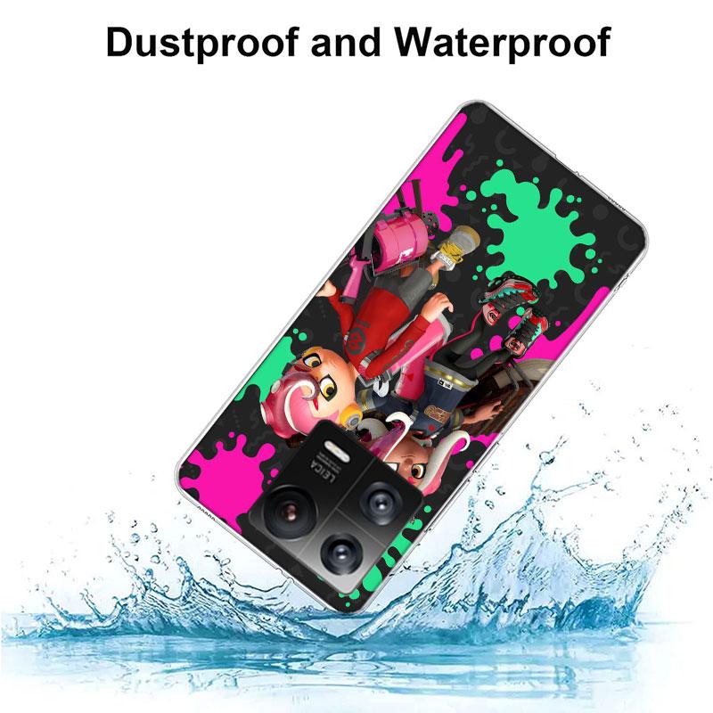 Game S-Splatoons Phone Case For Xiaomi Poco F7 Ultra X7 X6 M8 M7 M6 M4 M3 Pro X4 Mi 15 15T 14 14T 12T 12S 10T Pro 12 11 Lite Cov