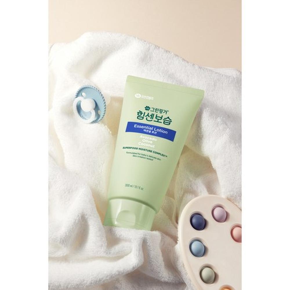Green Finger Essential Strong Moisture Baby Lotion 300ml - Deep Moisturising Care for Baby Skin, Korean