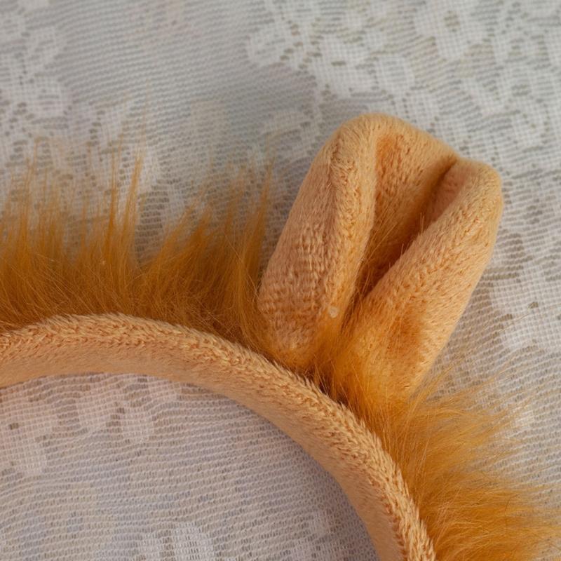 Animal Ears Headband Bowtie Tail Tutu Glove Plush Lion Costume Birthday Party Christmas Halloween Cosplay Costumes Props