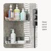 High-End Punch-Free Wall-Mounted Soap Holder - Bathroom Shower Toilet Draining Soap Dish
