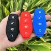 Silicone Car Key Case Cover Protector for BYD Han Ev Tang Dm/Qin PLUS/Song Pro/MAX/Yuan Dolphin Buckle Key Shell Car Accessories