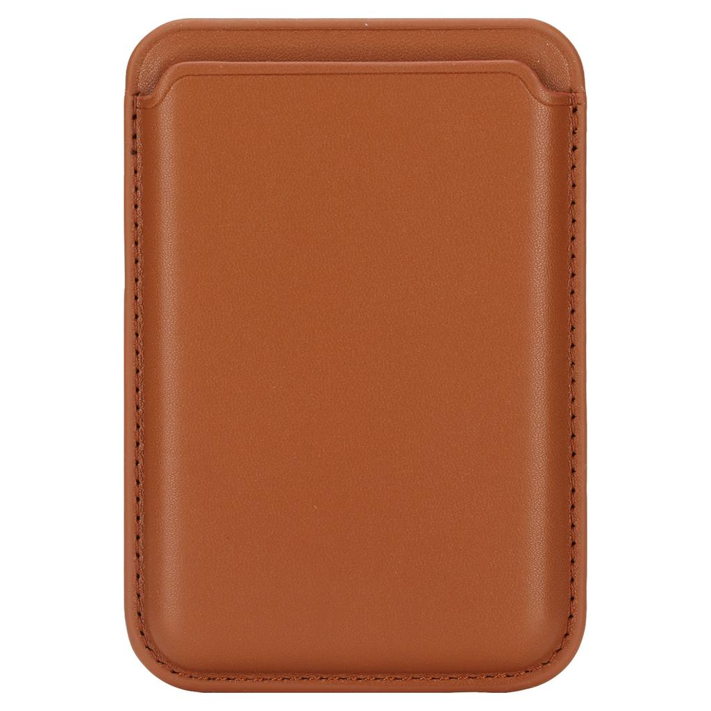 Magnetic Wallet PU Leather Holds Up To 2 Cards Cell Phone Card Holder for Most of Smart Phones