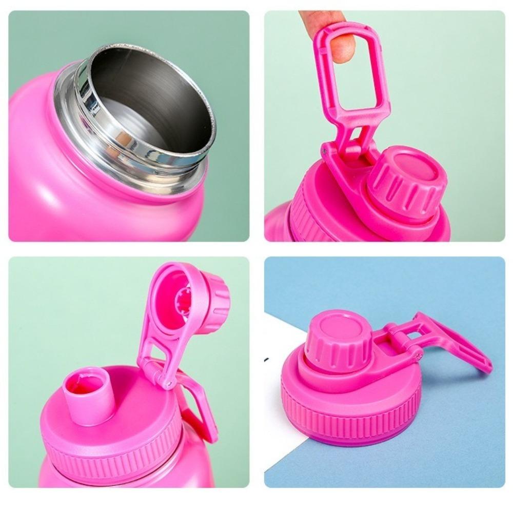 1L Sport Thermos Cup Gradient Thermal Water Bottle Tumbler Insulated Water Bottle  Fitness