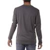 Emporio Armani EA7 Logo Print Crew Neck Long Sleeve T-Shirt Men Tops Gray 6YPT99-PJ30Z-3925