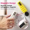Mini Sealing Machine Magnetic Bottle Opener Refrigerator Magnet Snack And Condiment Sealing Bag Clips for Food Freshness