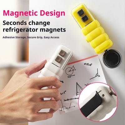 Mini-Versiegelungsmaschine Magnetischer Flaschenöffner Kühlschrankmagnet Snack- und Gewürzversiegelungsbeutel-Clips für Lebensmittelfrische
