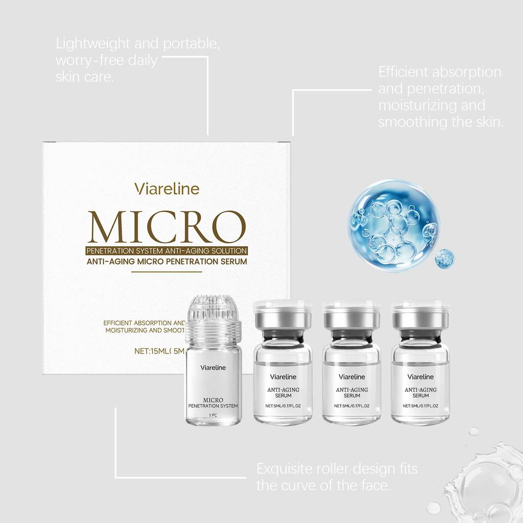 Collagen Anti-Wrinkle Essence Hydrating Firming Pore-cleaning Anti-aging Essence Set