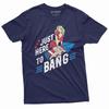 Men's 4th Of July Funny Tee Shirt Here To Bang Fireworks Independence Day US Tee
