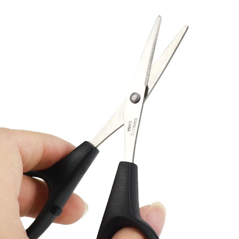 Mens Beard Mustache Comb Nose Ear Scissors Trimming Kit Household Mini Beard Scissors Set