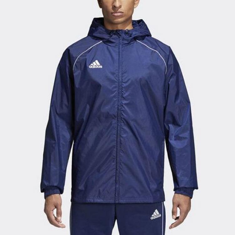 Adidas Jackets Men's Blue Hooded Moderate Other CV3694