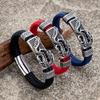 Traditional Tibetan Buddhism Dragon Bracelet Woven Leather Bangle for Men Women Lucky Amulet Bracelet Jewelry Gift