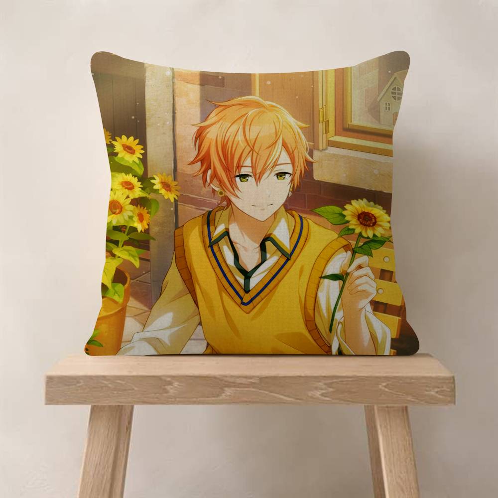 

Anime singer Akito Shinonome Cushion Cover Inches Farmhouse Decor Home Throw Pillow Covers for Couch Decorations 30x30cm