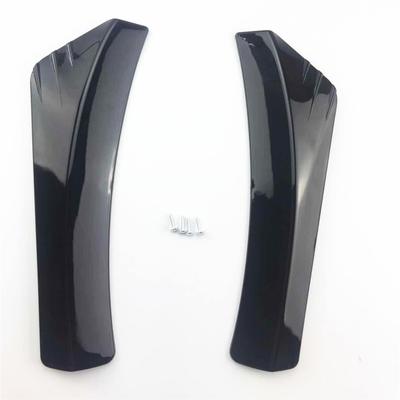 2x Auto Heckstoßstange Lippe Diffusor Splitter Canard Schutz Glänzend Schwarz Universal